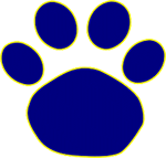 Paw print logo